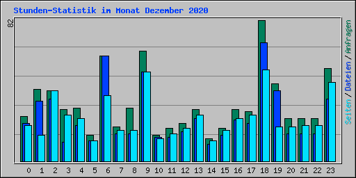 Stunden-Statistik im Monat Dezember 2020