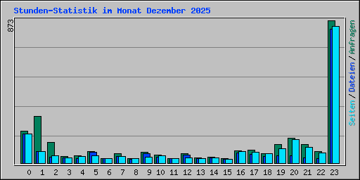 Stunden-Statistik im Monat Dezember 2025