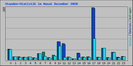 Stunden-Statistik im Monat Dezember 2020