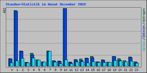 Stunden-Statistik im Monat Dezember 2022